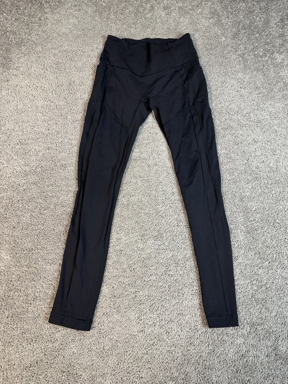 Lululemon All The Right Places Pants II Womens 8 Black Pockets Yoga 28in